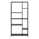 Giselle Asymmetrical Bookcase with 6 Shelves - YANDZ HOME