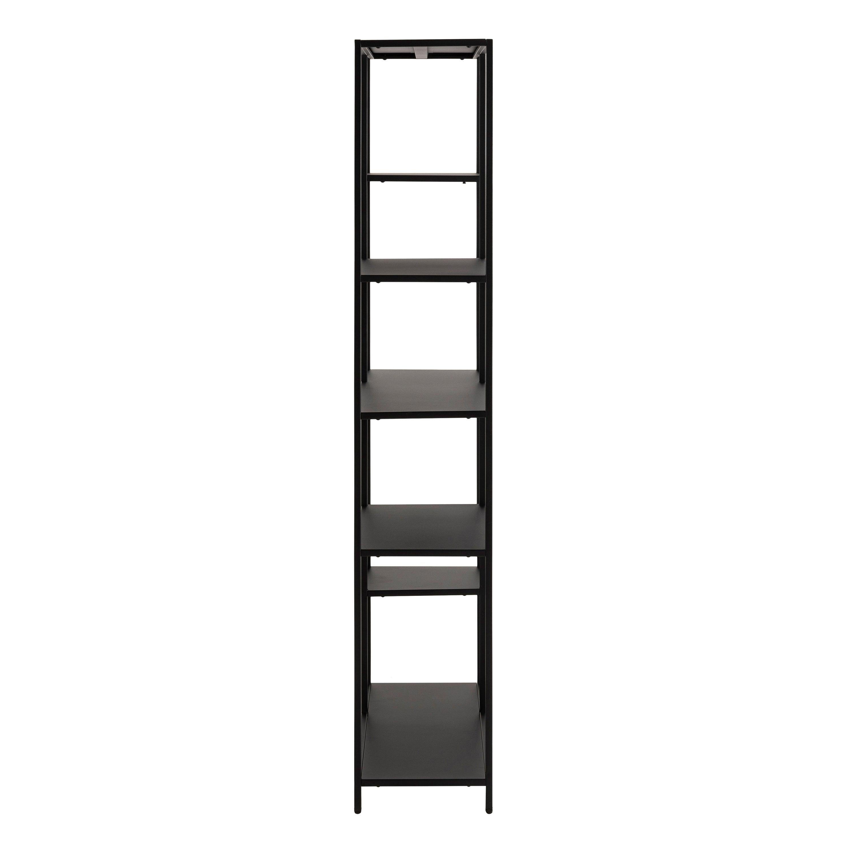 Giselle Asymmetrical Bookcase with 6 Shelves - YANDZ HOME