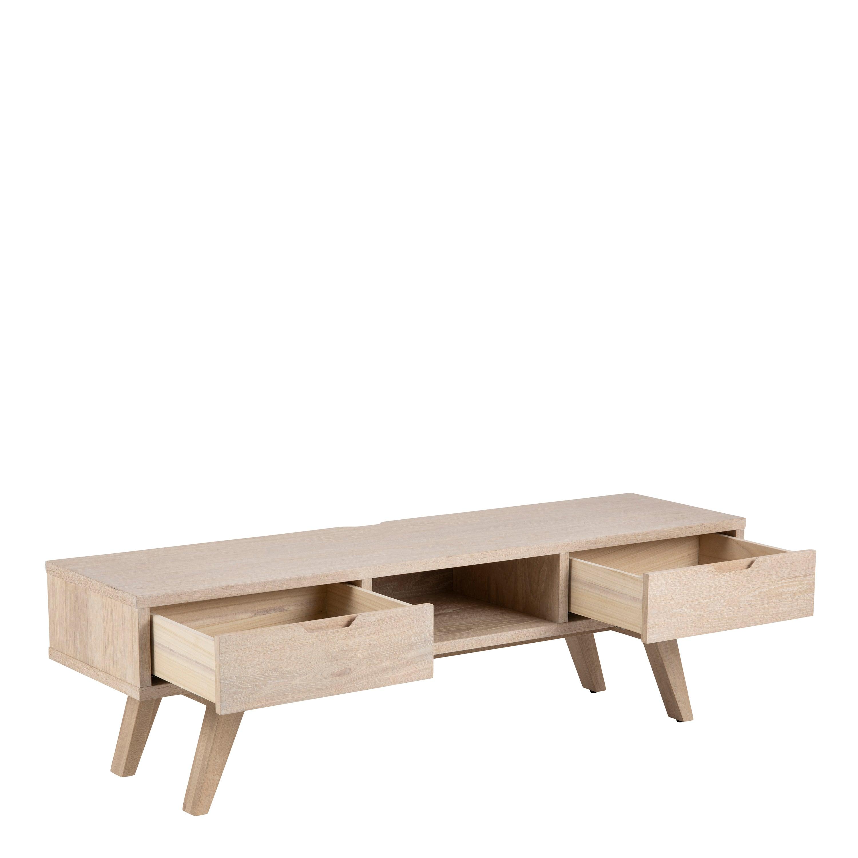 LuxeLine TV unit with 2 Drawers - YANDZ HOME