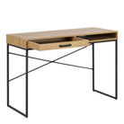 Sophia Desk with 1 Drawer in Oak - YANDZ HOME