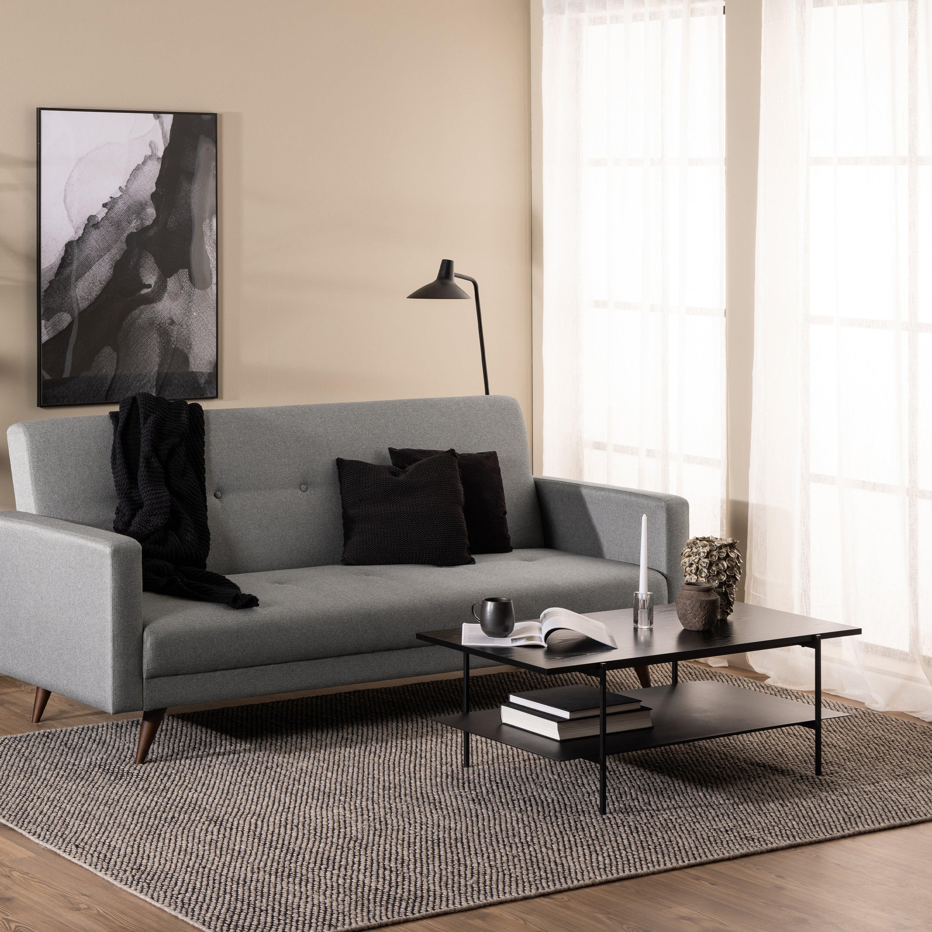 Ansel Coffee Table in Black - YANDZ HOME