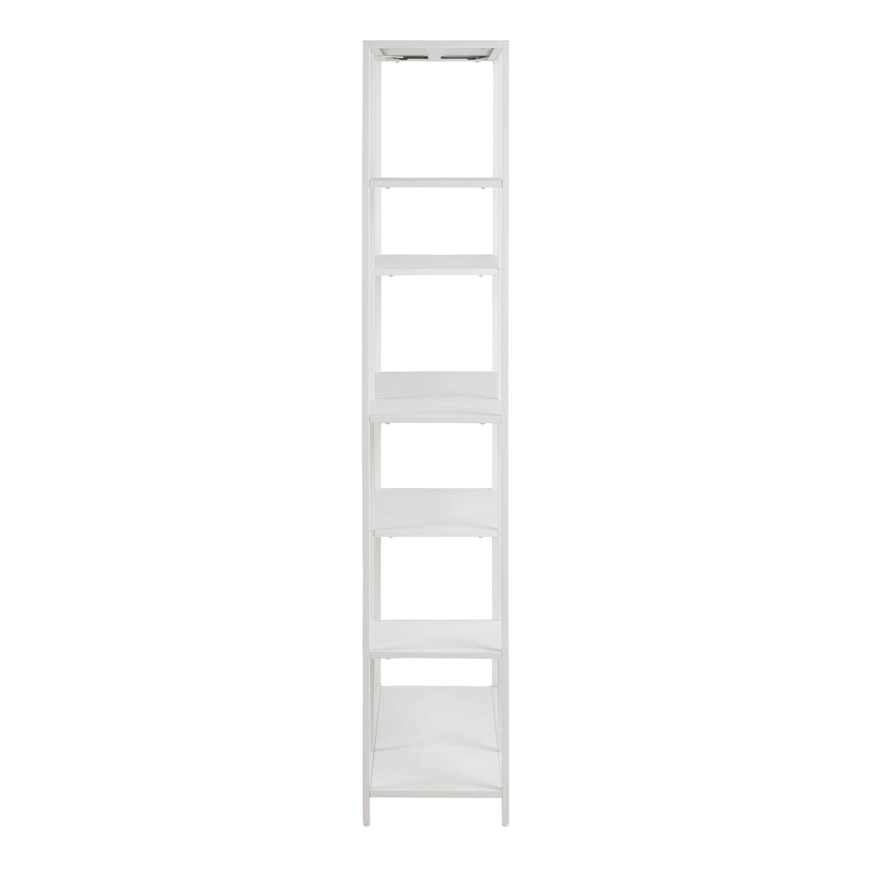 Giselle Asymmetrical Bookcase with 6 Shelves - YANDZ HOME