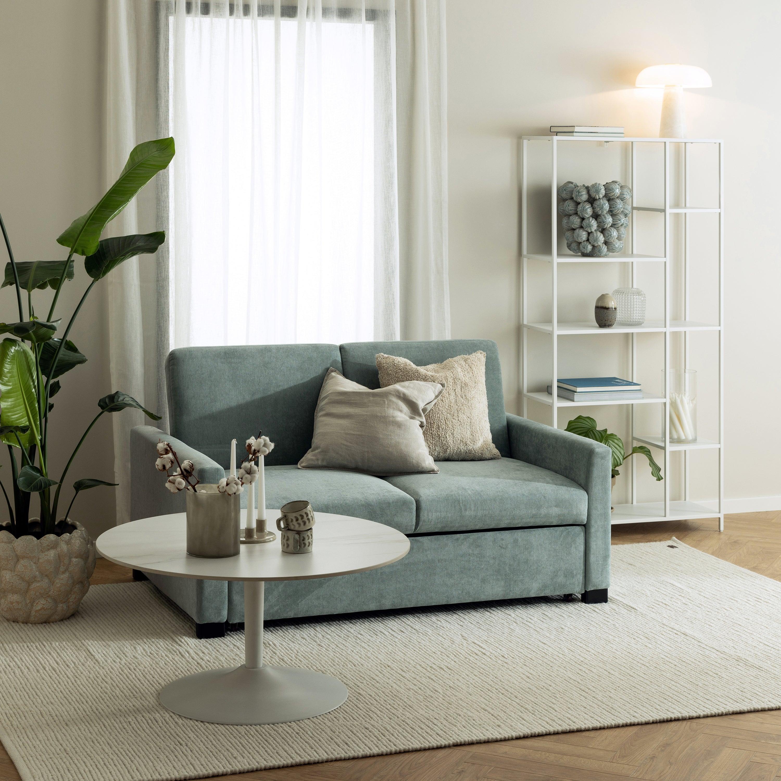 Giselle Asymmetrical Bookcase with 6 Shelves - YANDZ HOME