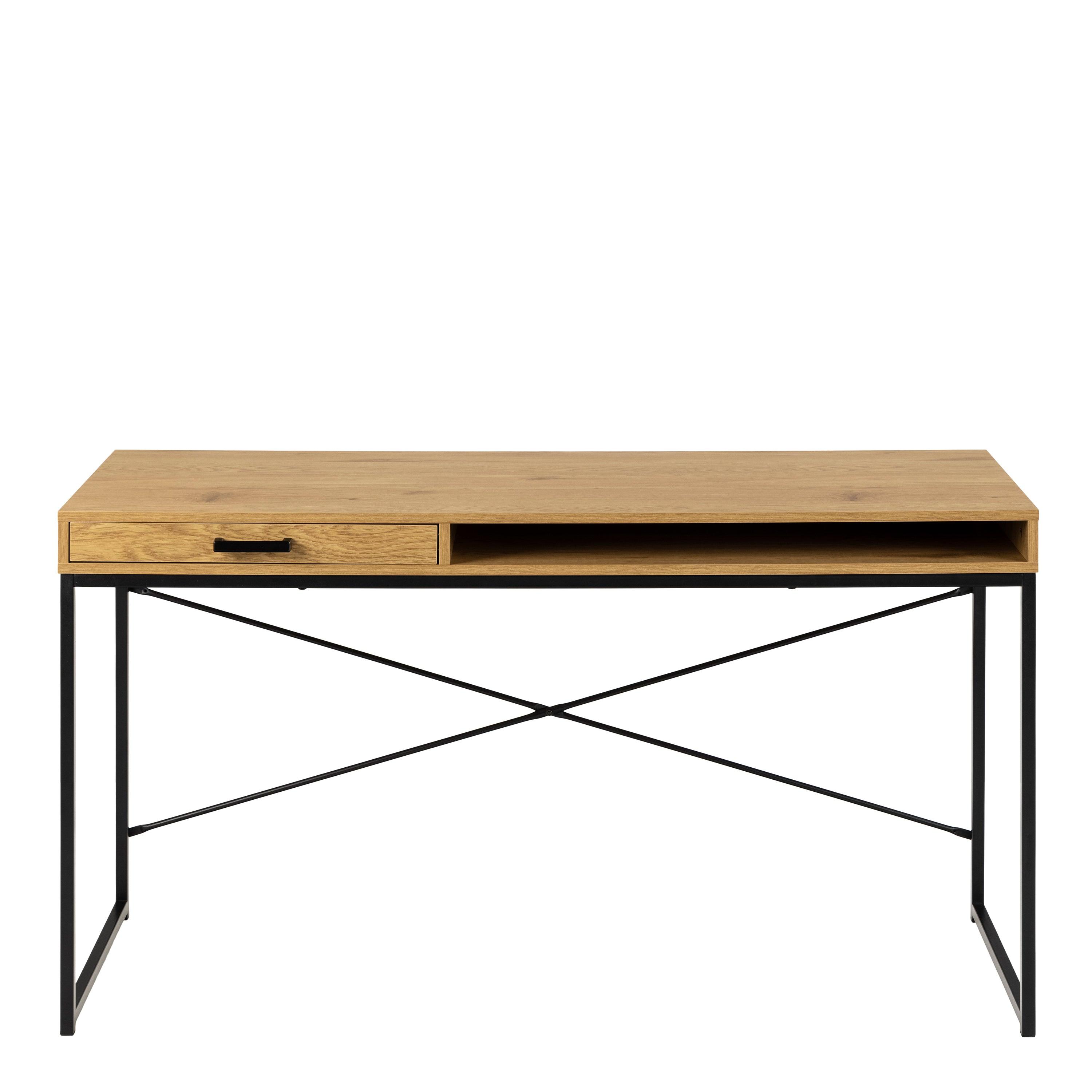 Lila Desk with 1 Drawer - YANDZ HOME