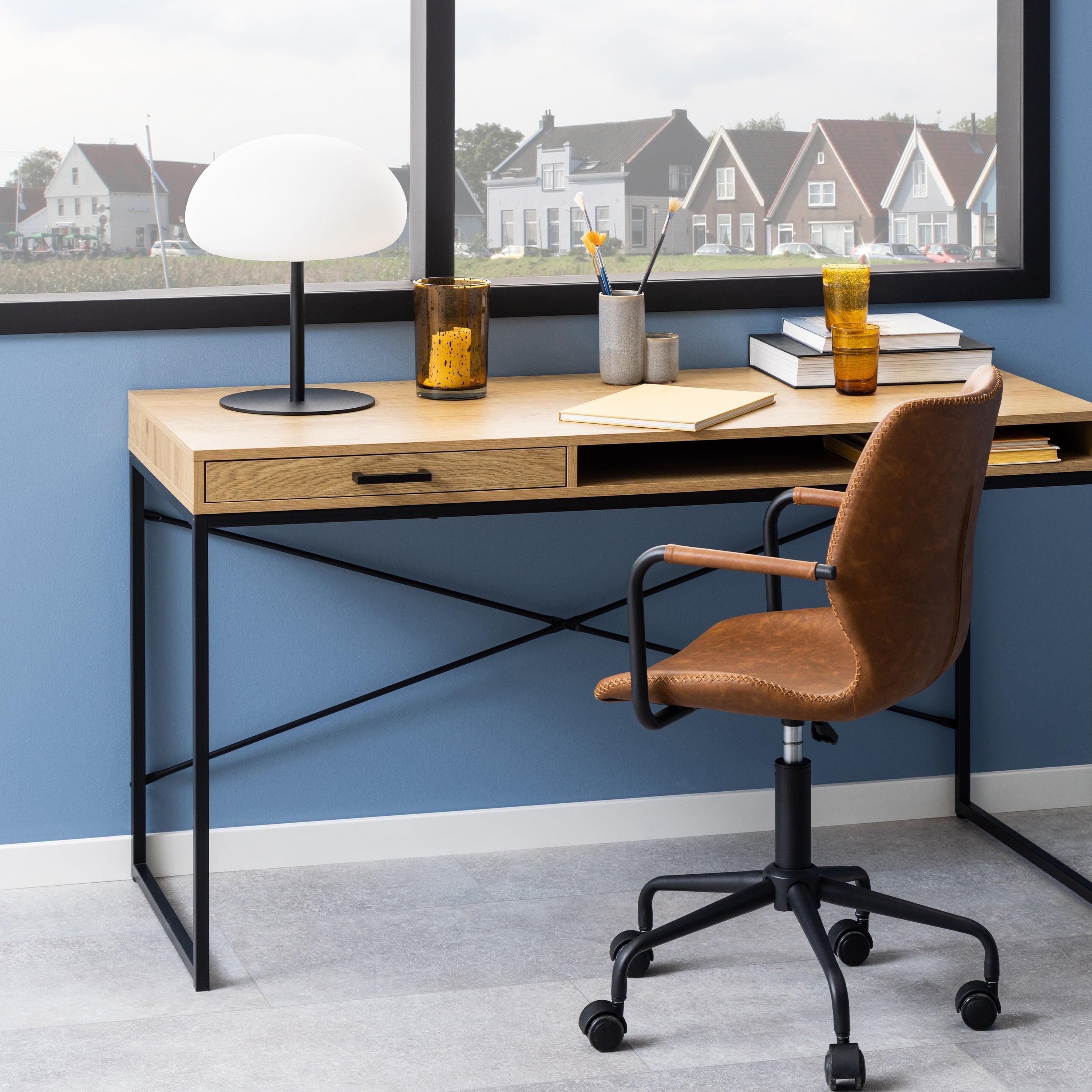 Lila Desk with 1 Drawer - YANDZ HOME