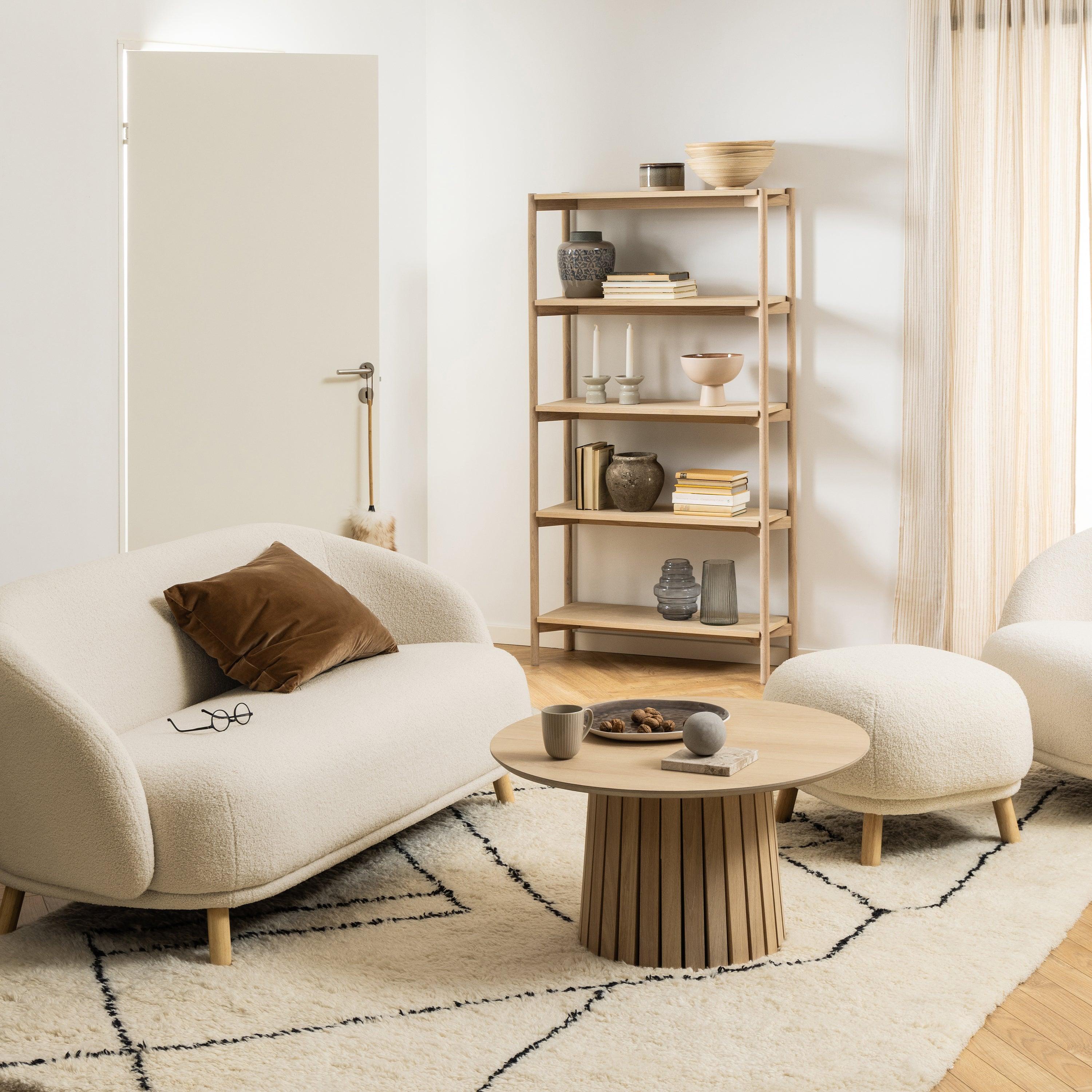 Elise Bookcase with 4 Shelves - YANDZ HOME
