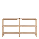 Lena Bookcase with 4 Shelves in White Oak Veneer - YANDZ HOME