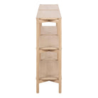 Lena Bookcase with 4 Shelves in White Oak Veneer - YANDZ HOME