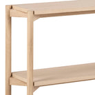 Lena Bookcase with 4 Shelves in White Oak Veneer - YANDZ HOME
