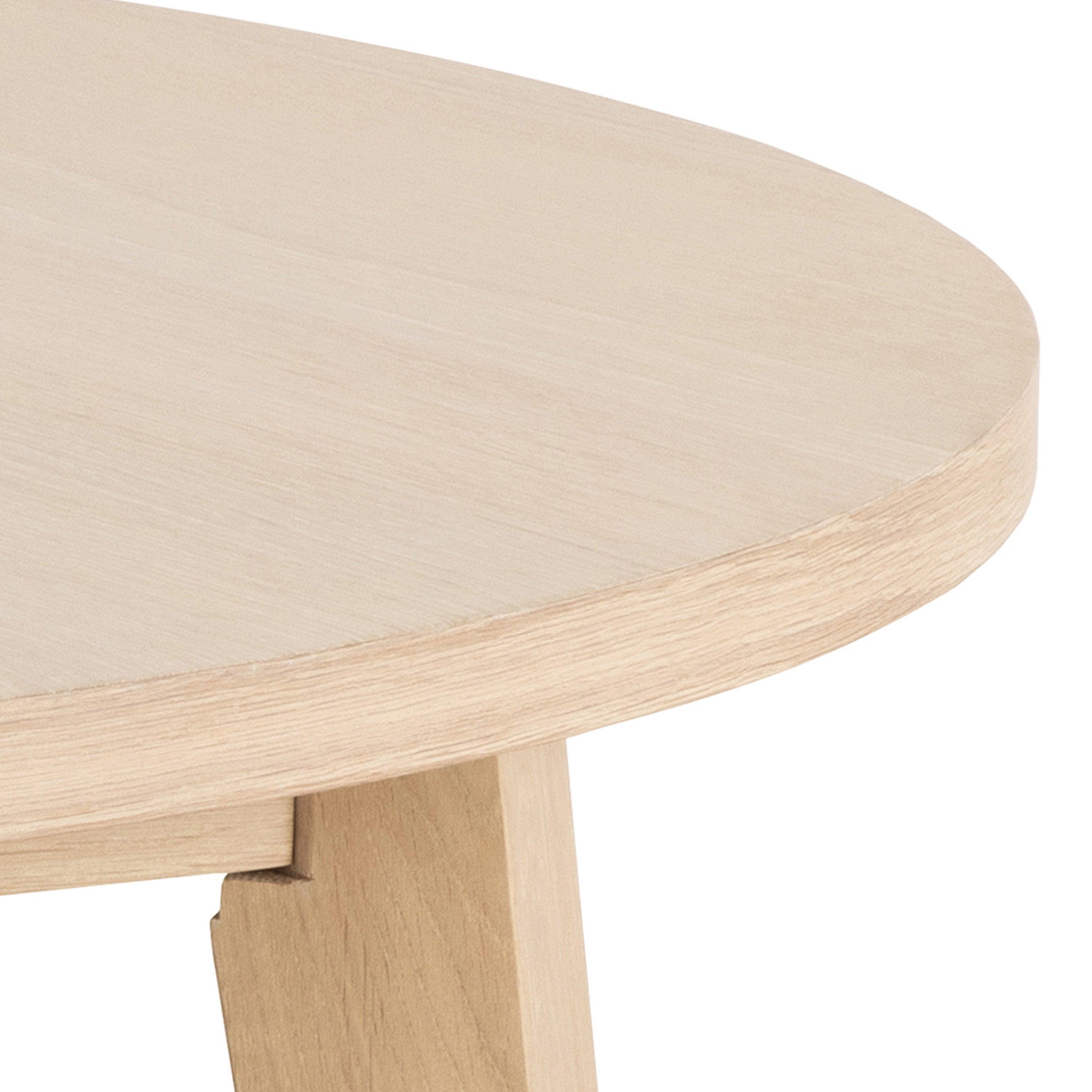 LuxeLine Round Dining Table with Optional Extension Leaf - YANDZ HOME