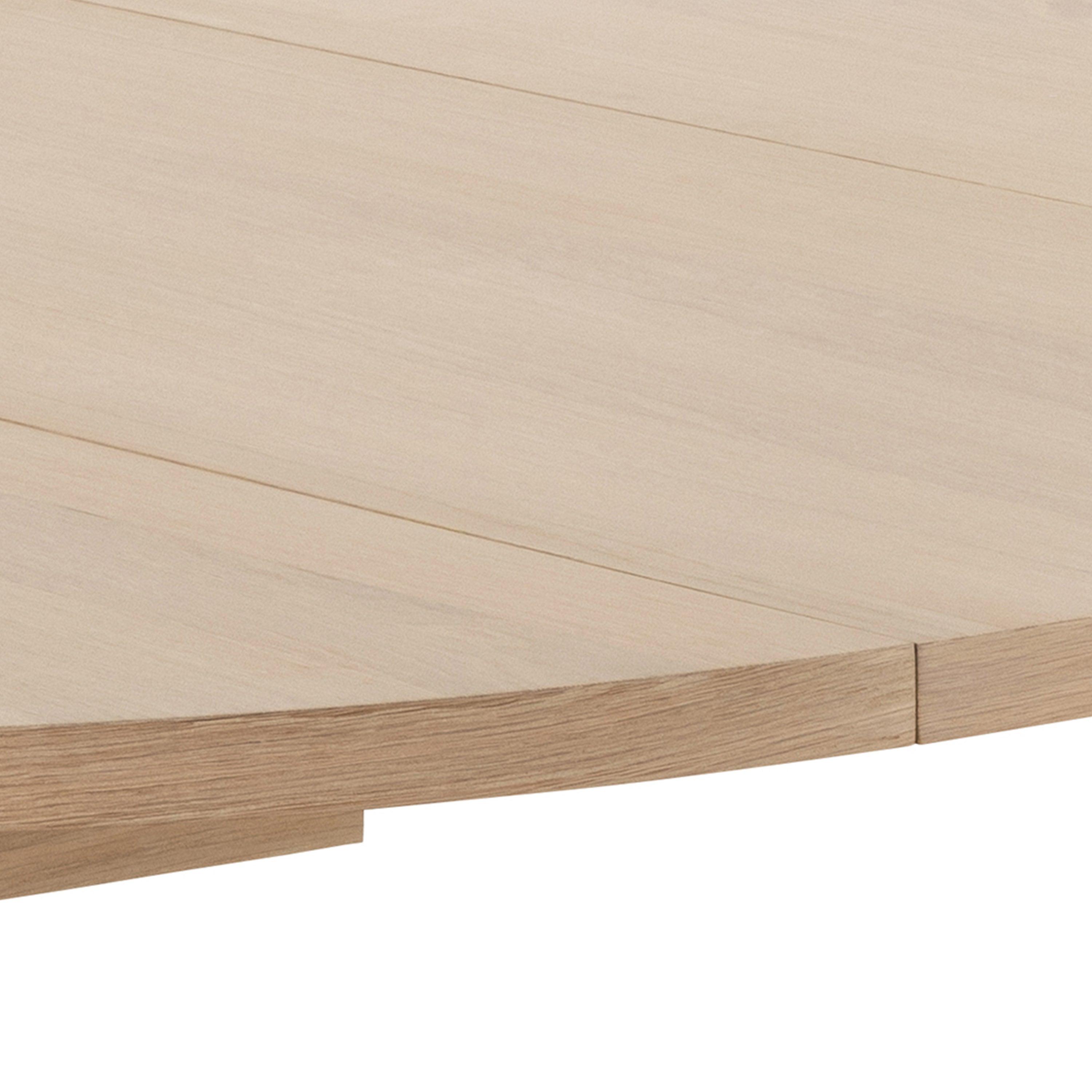 LuxeLine Round Dining Table with Optional Extension Leaf - YANDZ HOME