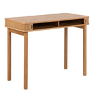 Everett Oak Desk with Tambour Doors - YANDZ HOME
