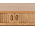 Everett Oak Desk with Tambour Doors - YANDZ HOME