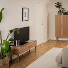 Lancaster TV Unit In Oak - YANDZ HOME