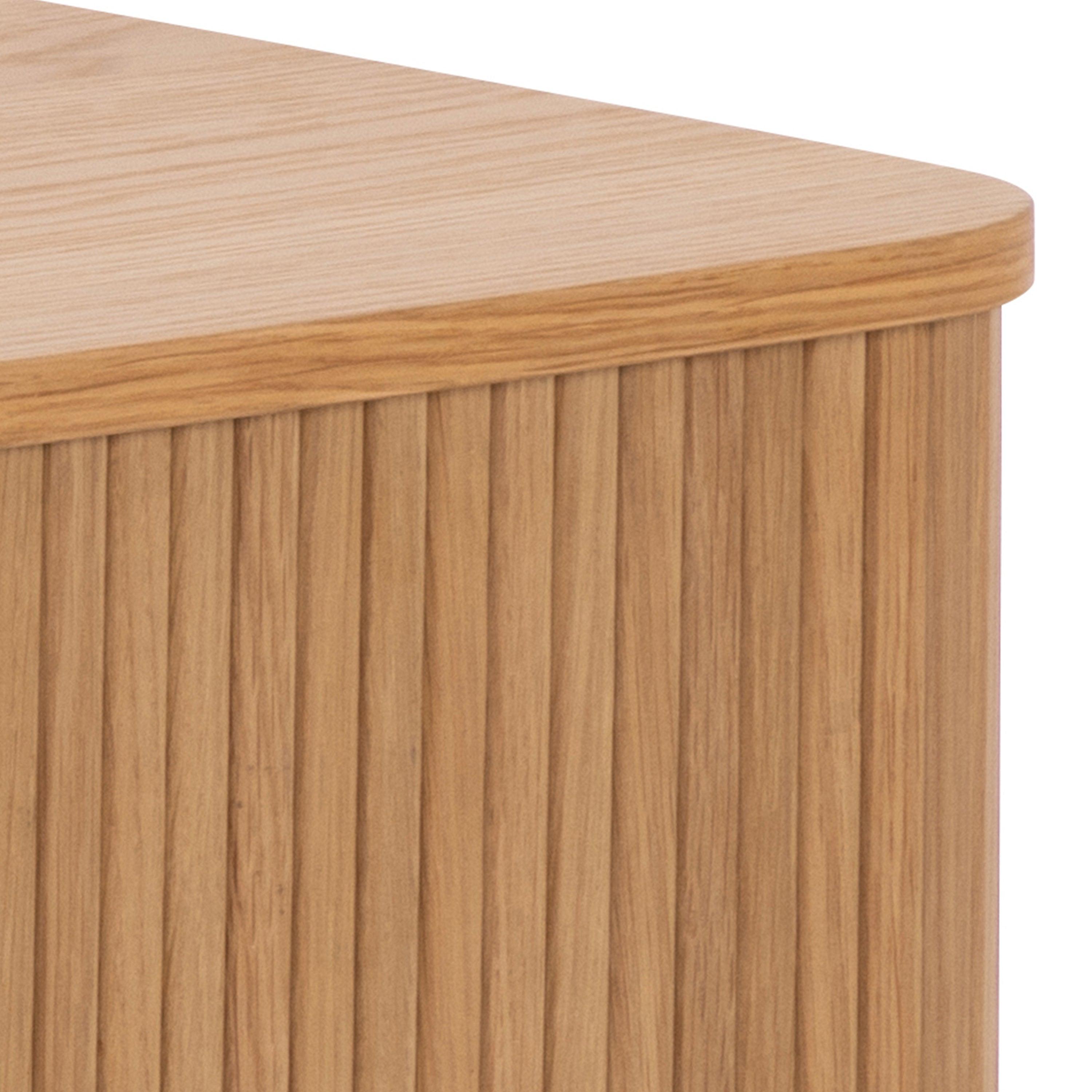 Lancaster TV Unit In Oak - YANDZ HOME