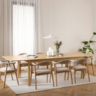 Atlantica Dining Table in Oak with Extension Leaves - YANDZ HOME