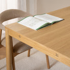Atlantica Dining Table in Oak with Extension Leaves - YANDZ HOME