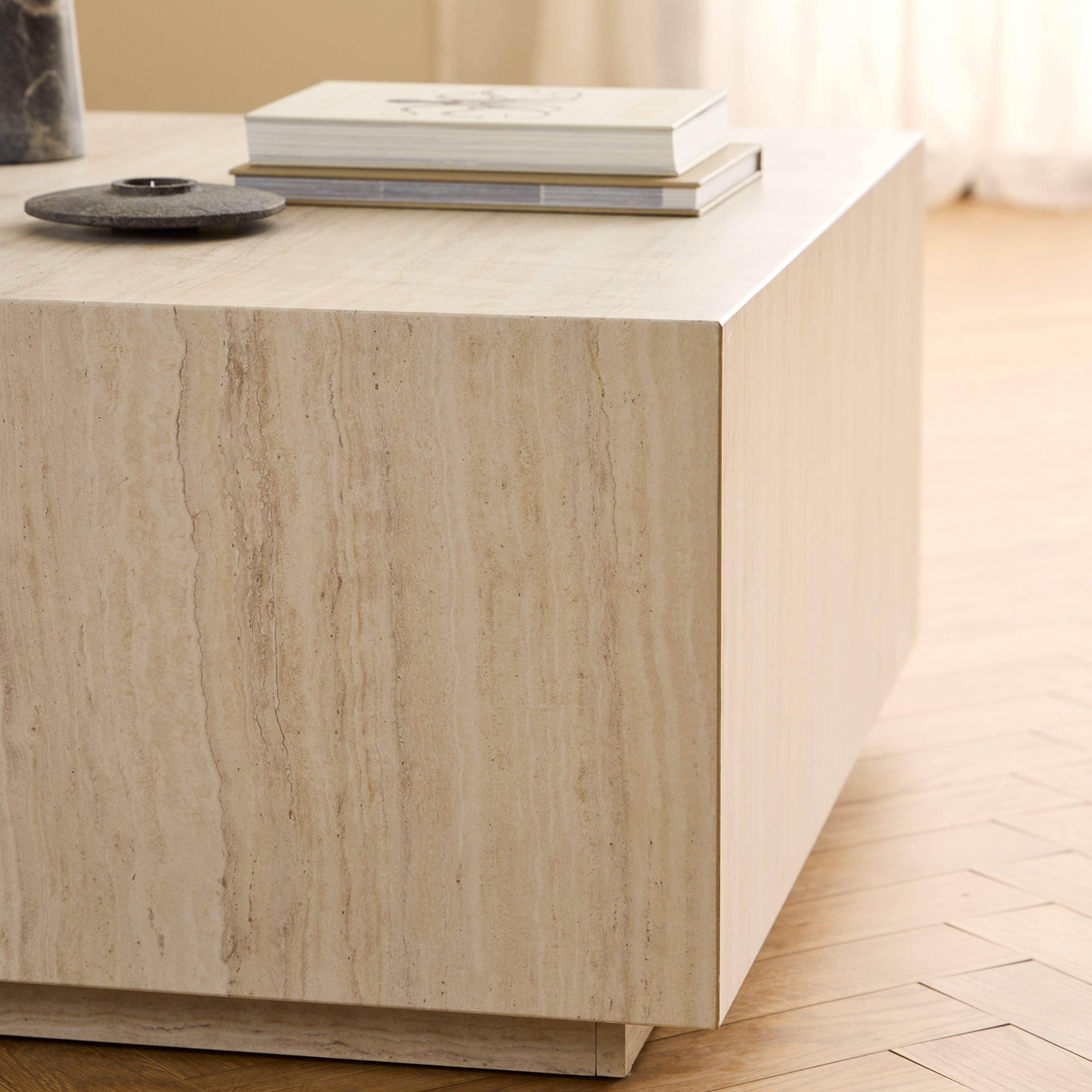 Cube Square Coffee Table – 90x90 cm - YANDZ HOME