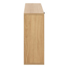 Aldwyn Shoe Cabinet 1 Flip Down Door in Oak - YANDZ HOME