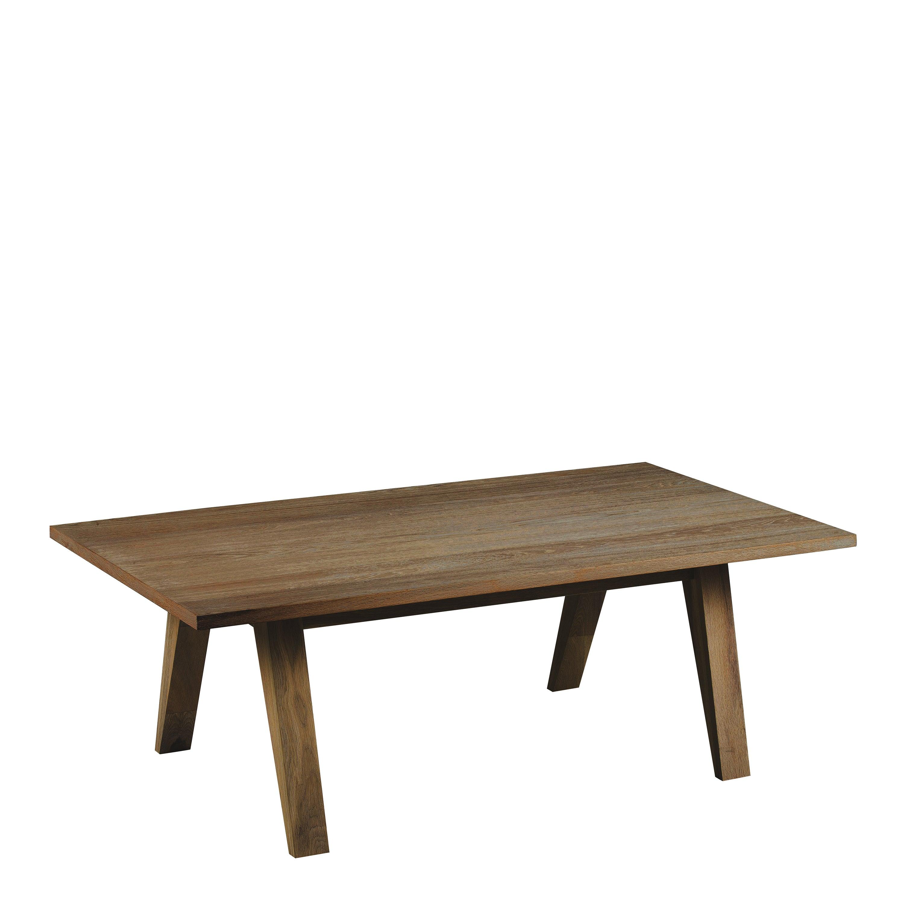 LuxeLine Coffee Table in White Oak and Smoked Oak - YANDZ HOME