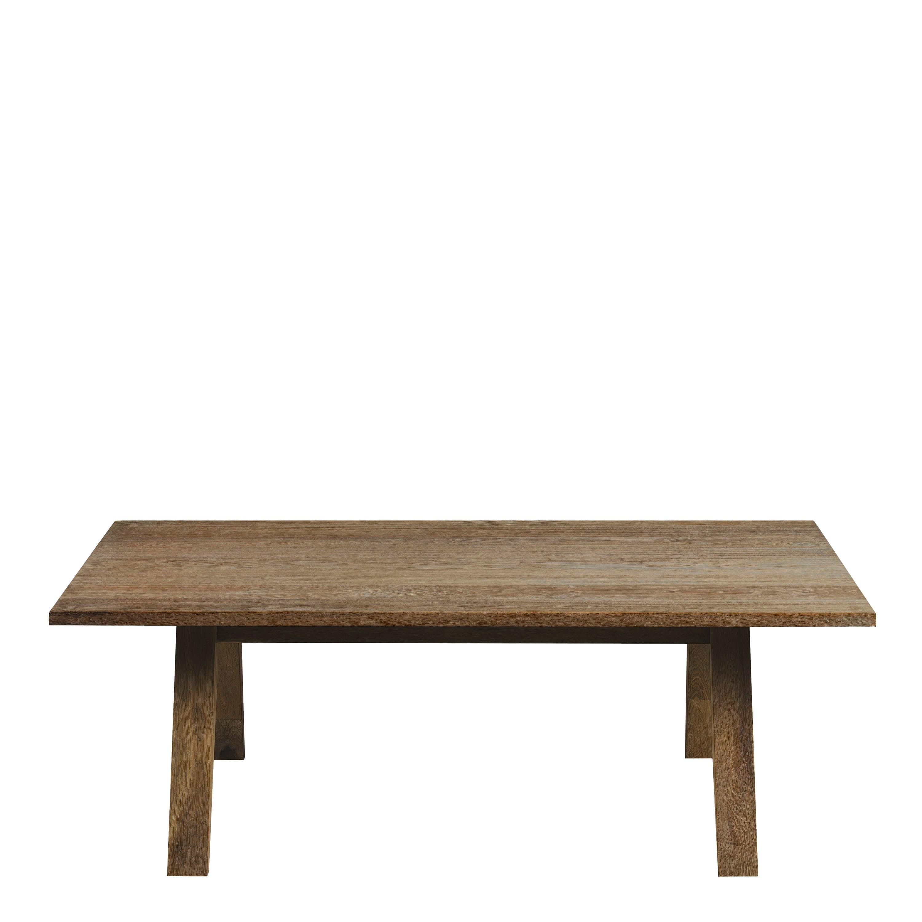 LuxeLine Coffee Table in White Oak and Smoked Oak - YANDZ HOME