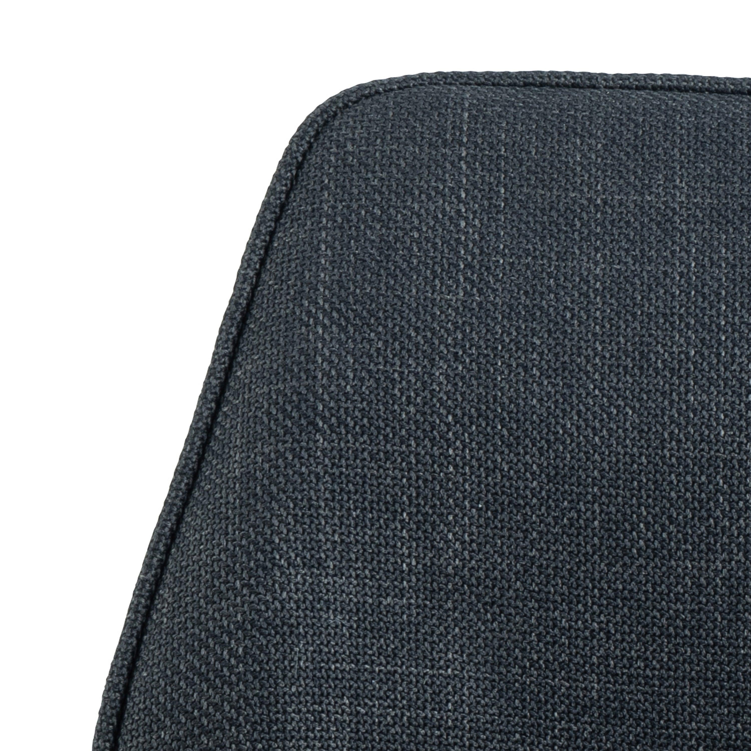 Elora Dining Chair with Armrest and Swivel Function in Grey - YANDZ HOME