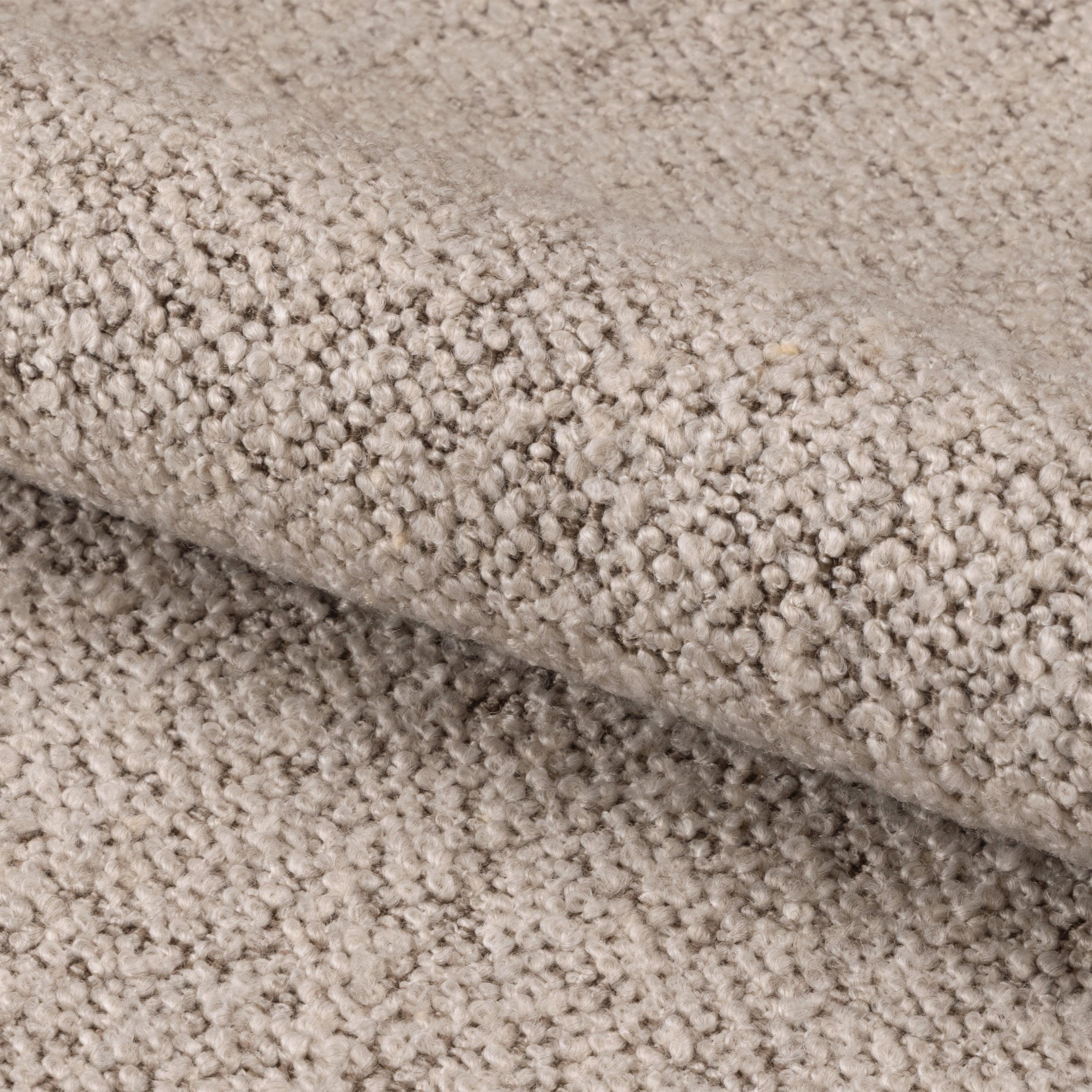Livia Swivel Dining Chair in Beige Bouclé - YANDZ HOME