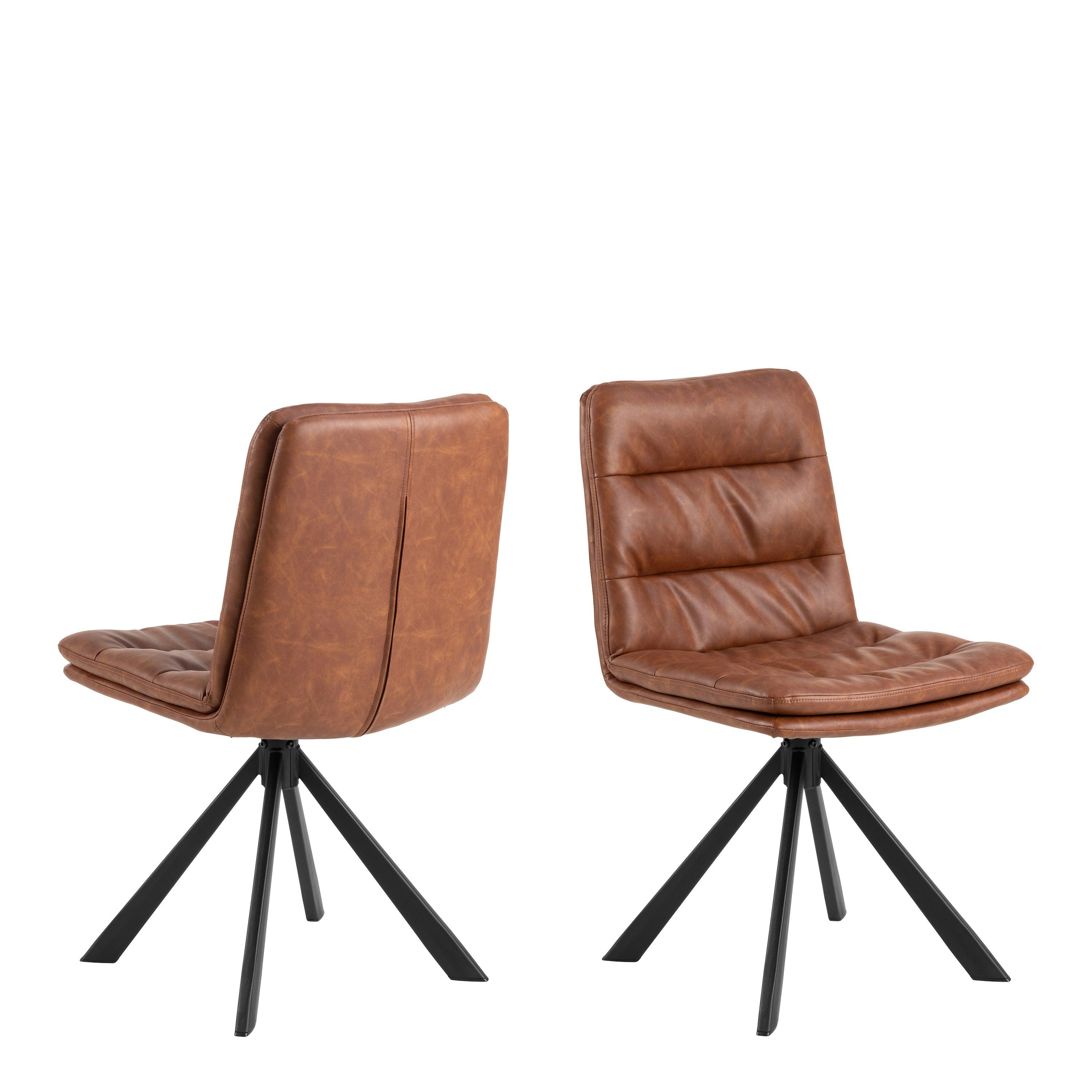 Monaco Swivel Dining Chair Set of 2 - YANDZ HOME