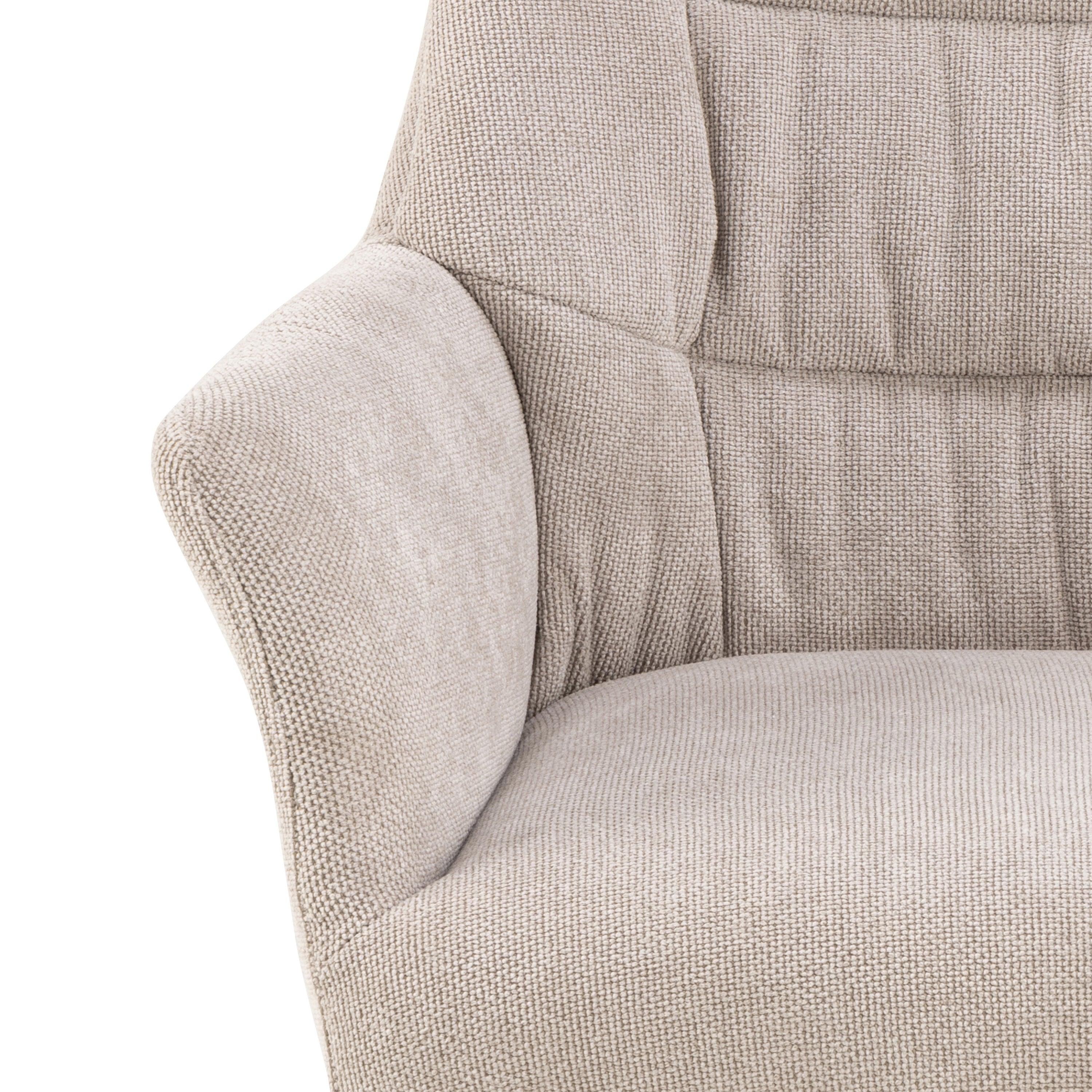 Valencia Swivel Dining Chair with Armrest (Set of 2) - YANDZ HOME