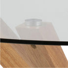 Halo Round Dining Table with Oak Legs - YANDZ HOME