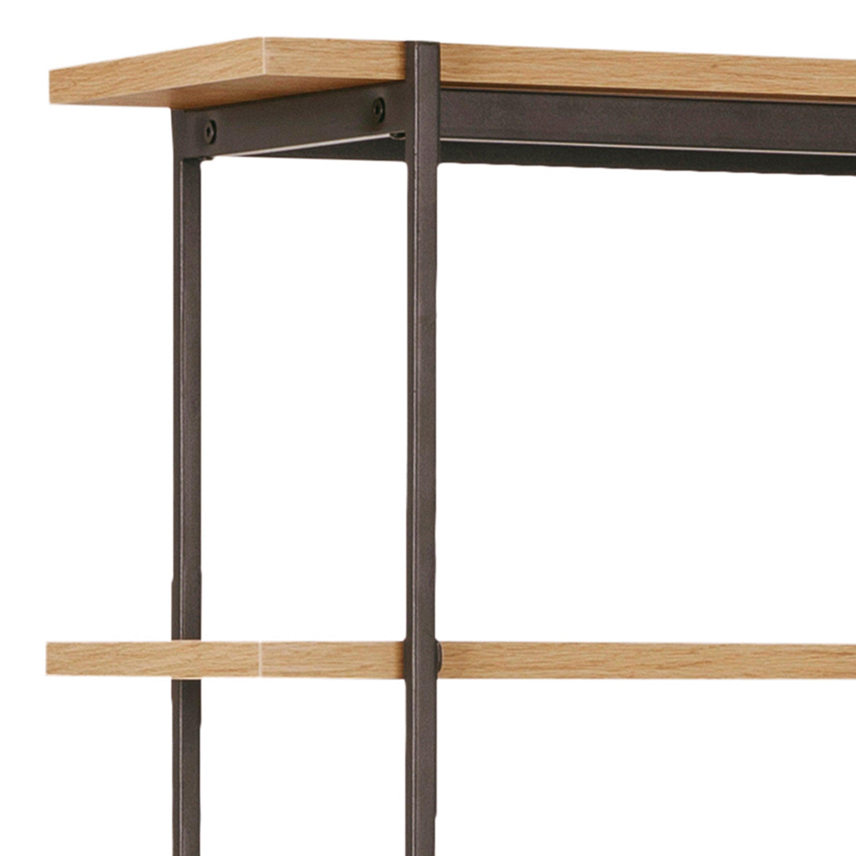 Ansel Bookcase with 1 Sliding Door and 5 Shelves - YANDZ HOME