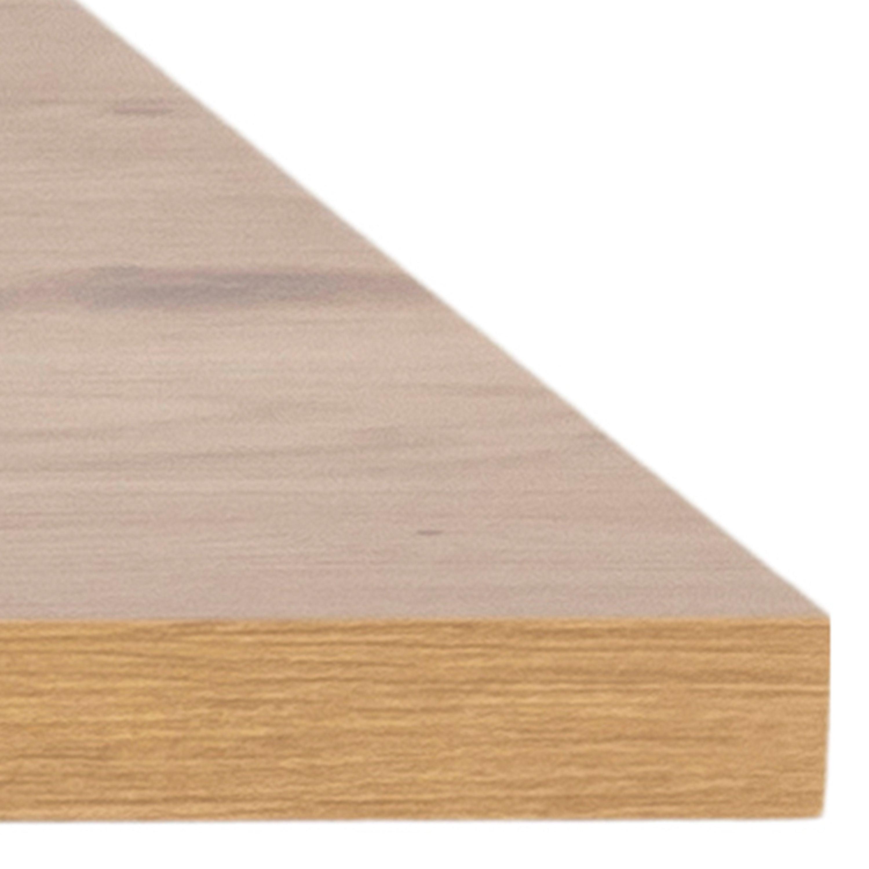 Aldwyn Dining Table in Oak & Black - YANDZ HOME