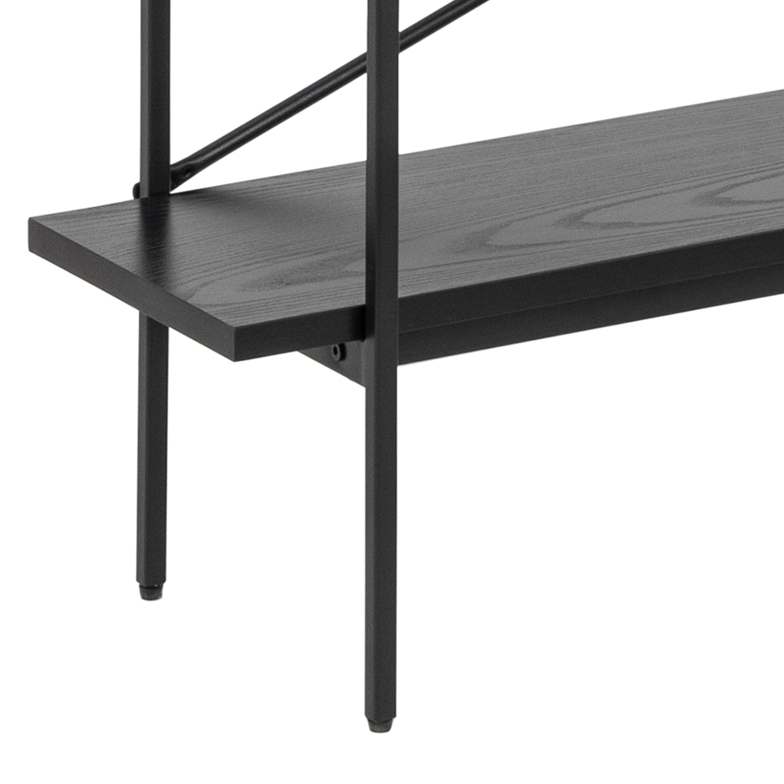 Ansel Bookcase with 1 Sliding Door and 5 Shelves - YANDZ HOME
