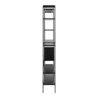 Ansel Bookcase with 1 Sliding Door and 5 Shelves - YANDZ HOME