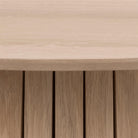Christina Round Dining Table in Oak - YANDZ HOME