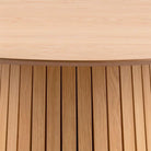 Christina Round Dining Table in Oak - YANDZ HOME