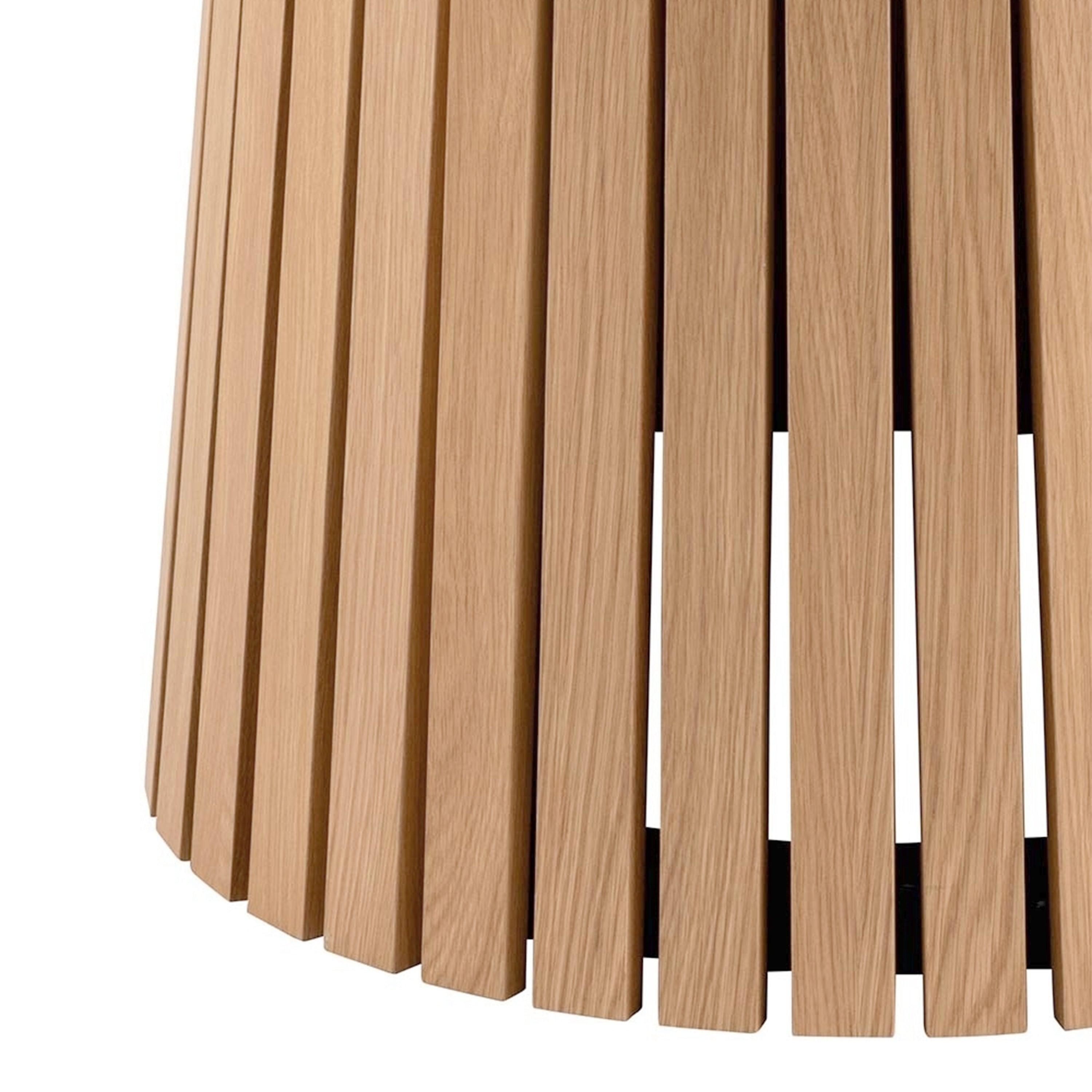 Christina Round Dining Table in Oak - YANDZ HOME