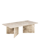 Luna Rectangular Coffee Table With Marble Top (140x70 cm) - YANDZ HOME