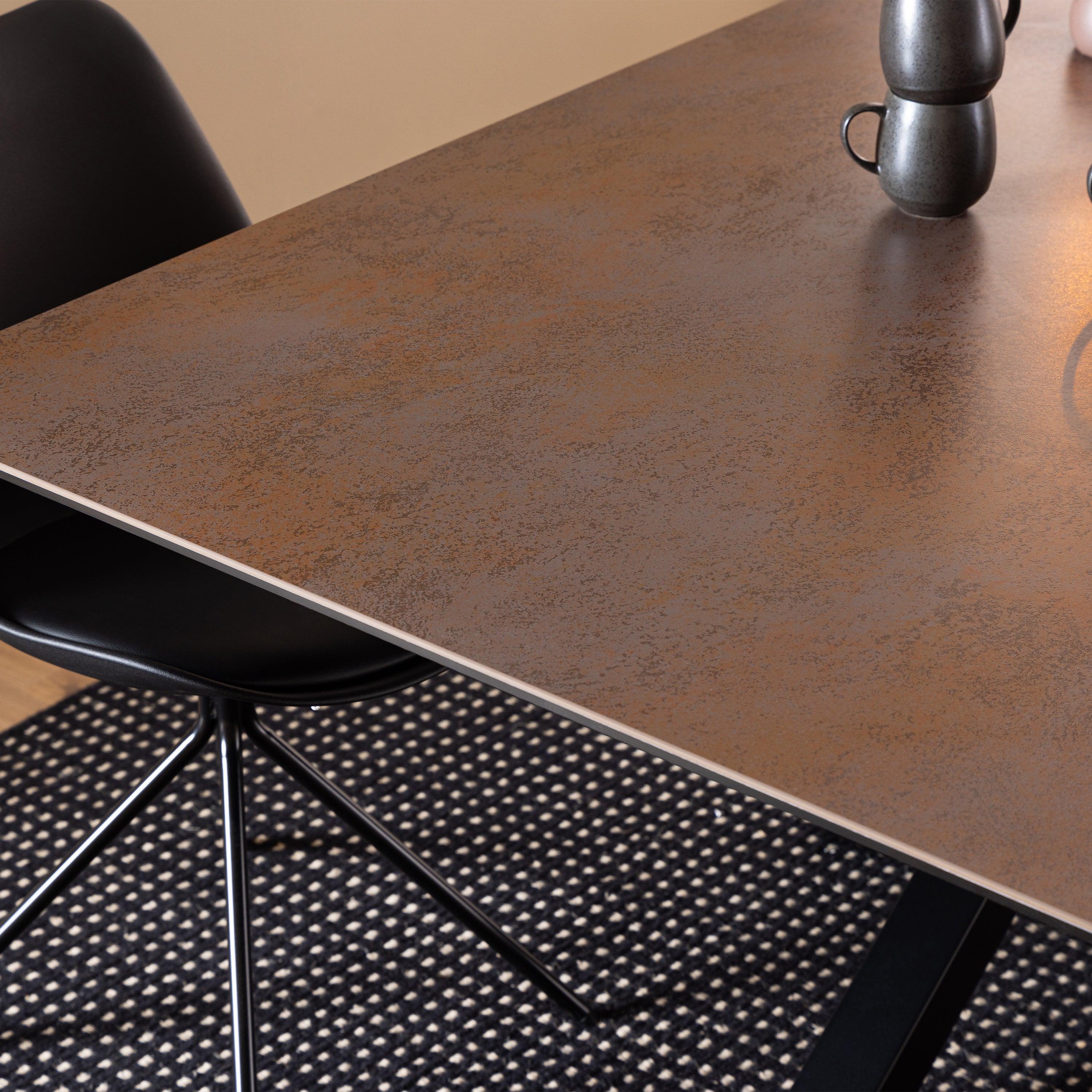 Halo Dining Table with Ceramic Top - YANDZ HOME