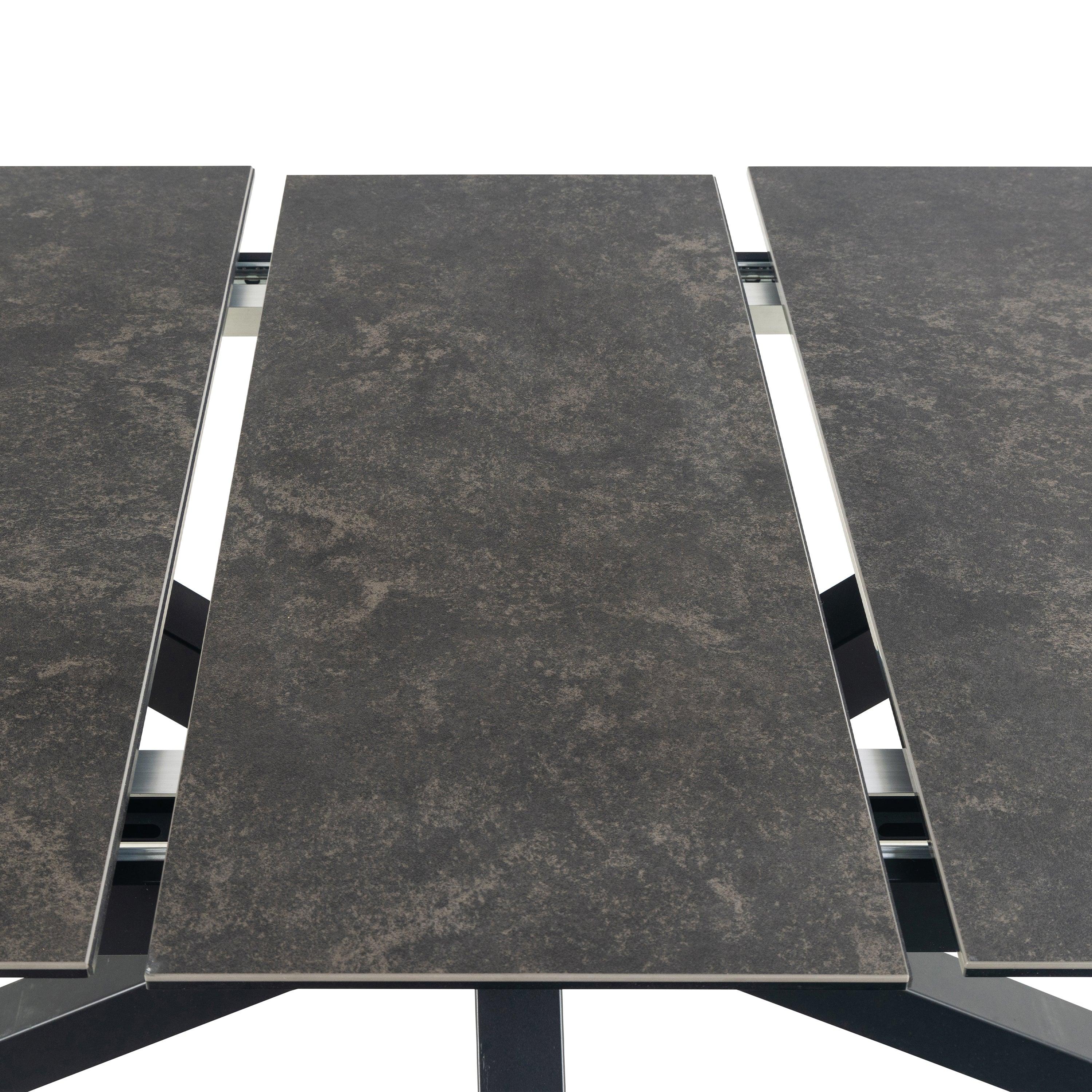 Halo 2 Extendable Dining Table with Ceramic Top - YANDZ HOME