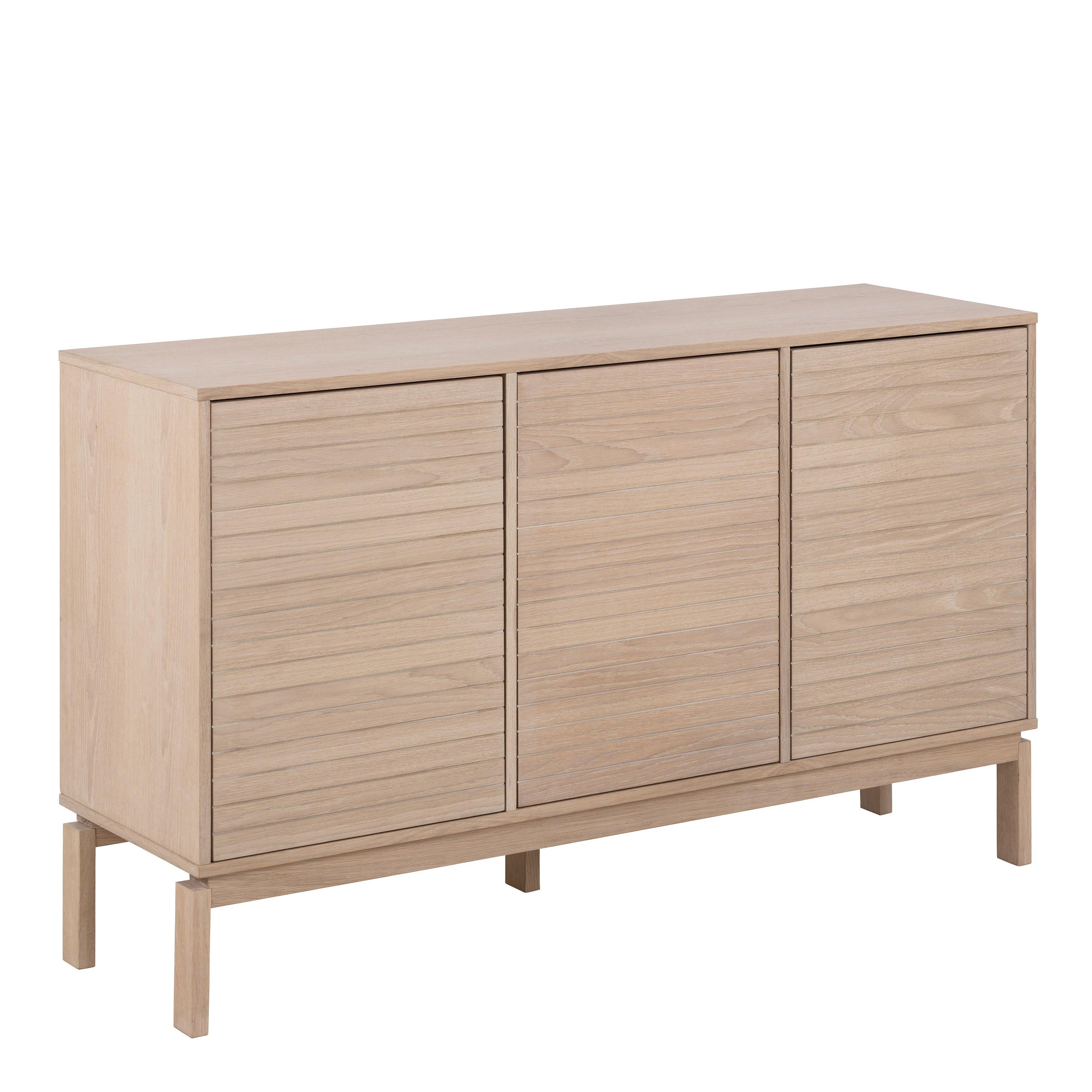 Linton Sideboard 3-4 Doors in White Oak - YANDZ HOME