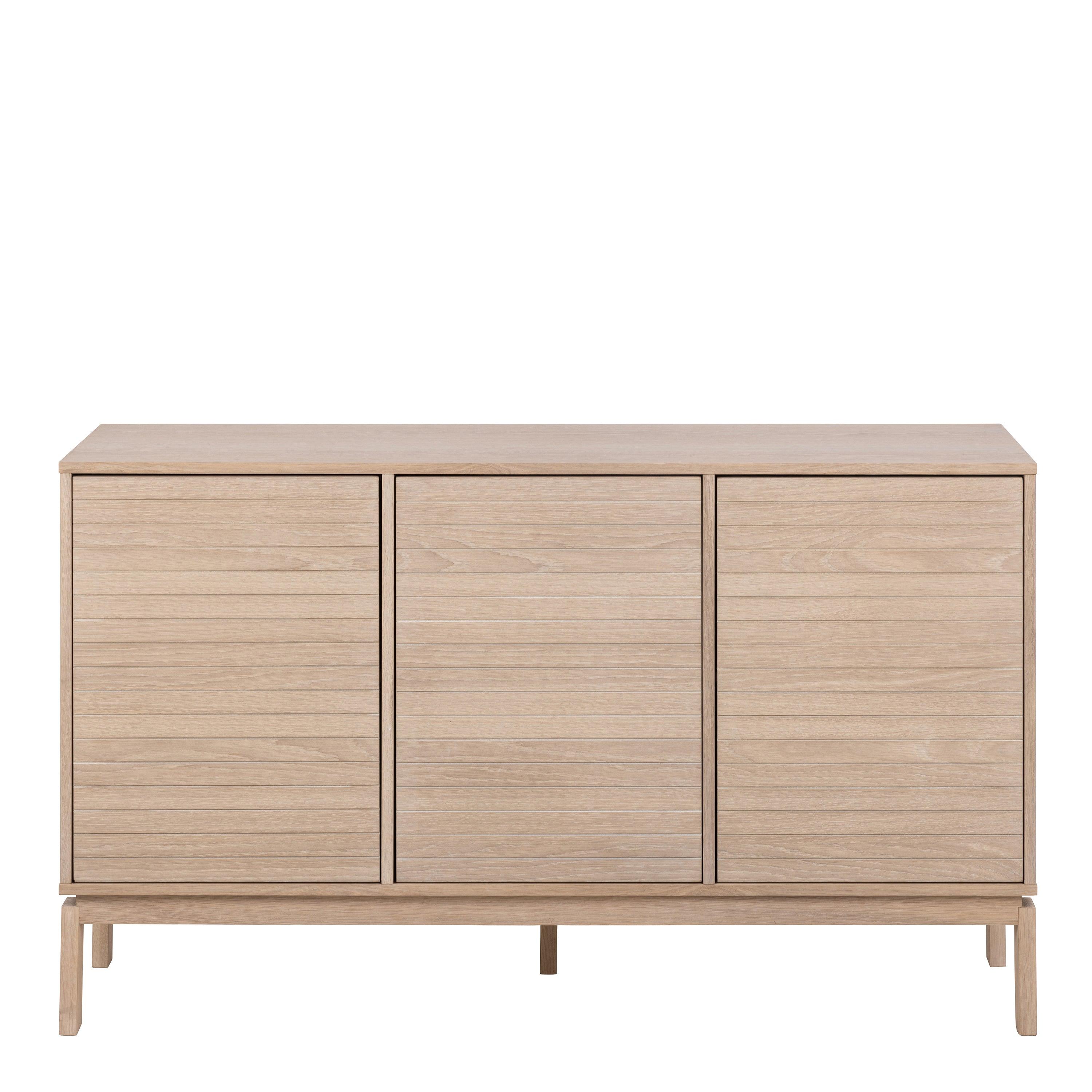 Linton Sideboard 3-4 Doors in White Oak - YANDZ HOME
