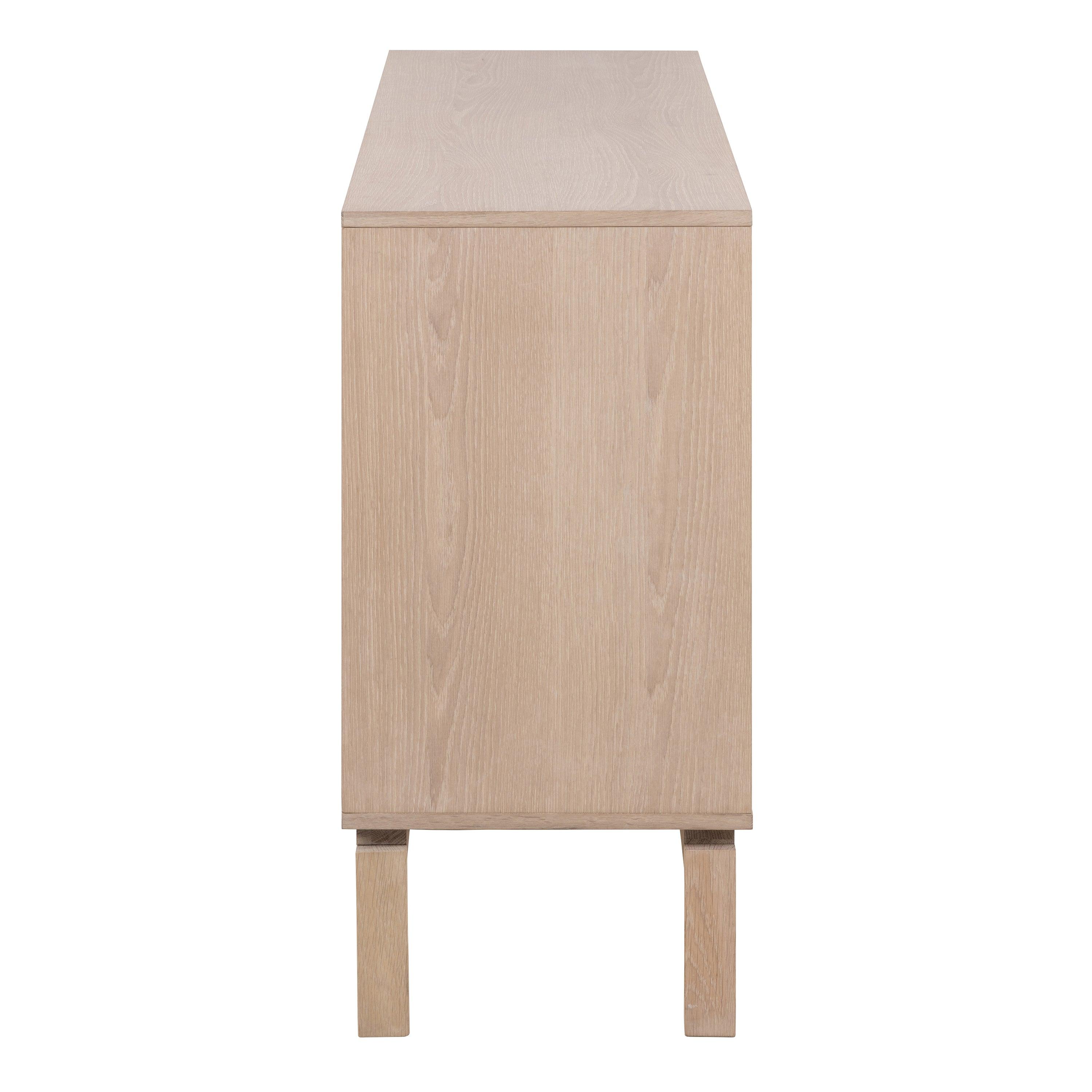 Linton Sideboard 3-4 Doors in White Oak - YANDZ HOME
