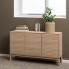 Linton Sideboard 3-4 Doors in White Oak - YANDZ HOME