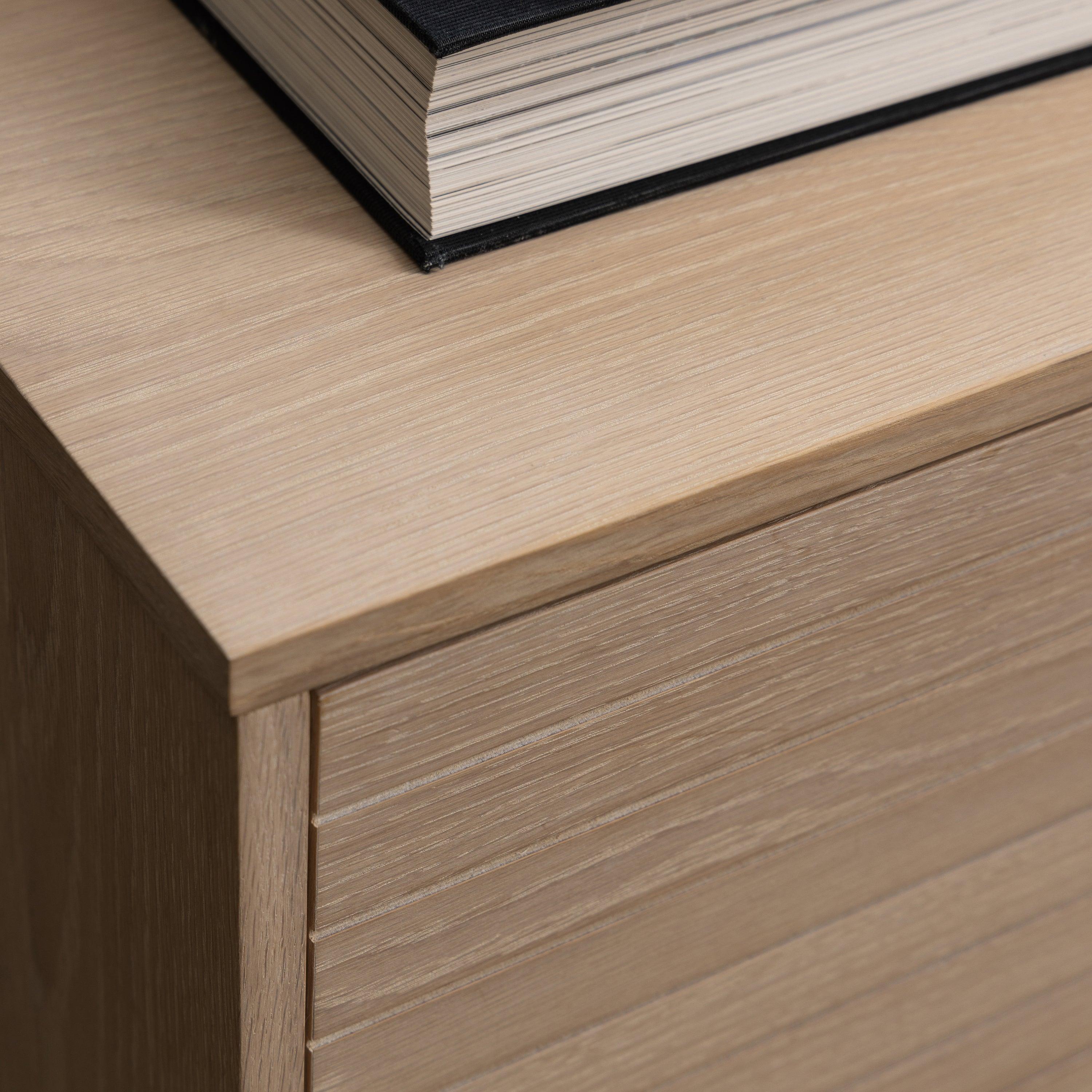 Linton Sideboard 3-4 Doors in White Oak - YANDZ HOME