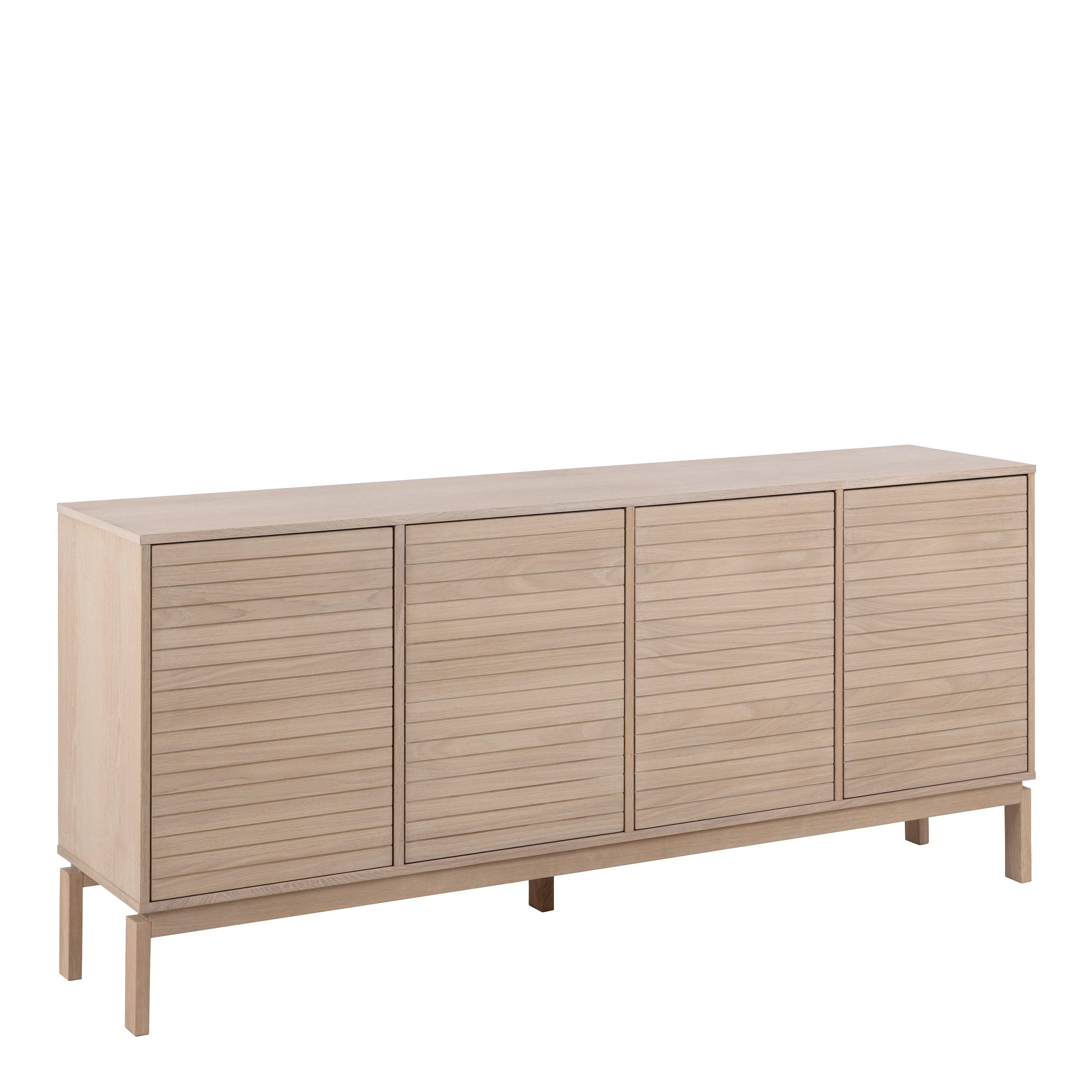 Linton Sideboard 3-4 Doors in White Oak - YANDZ HOME