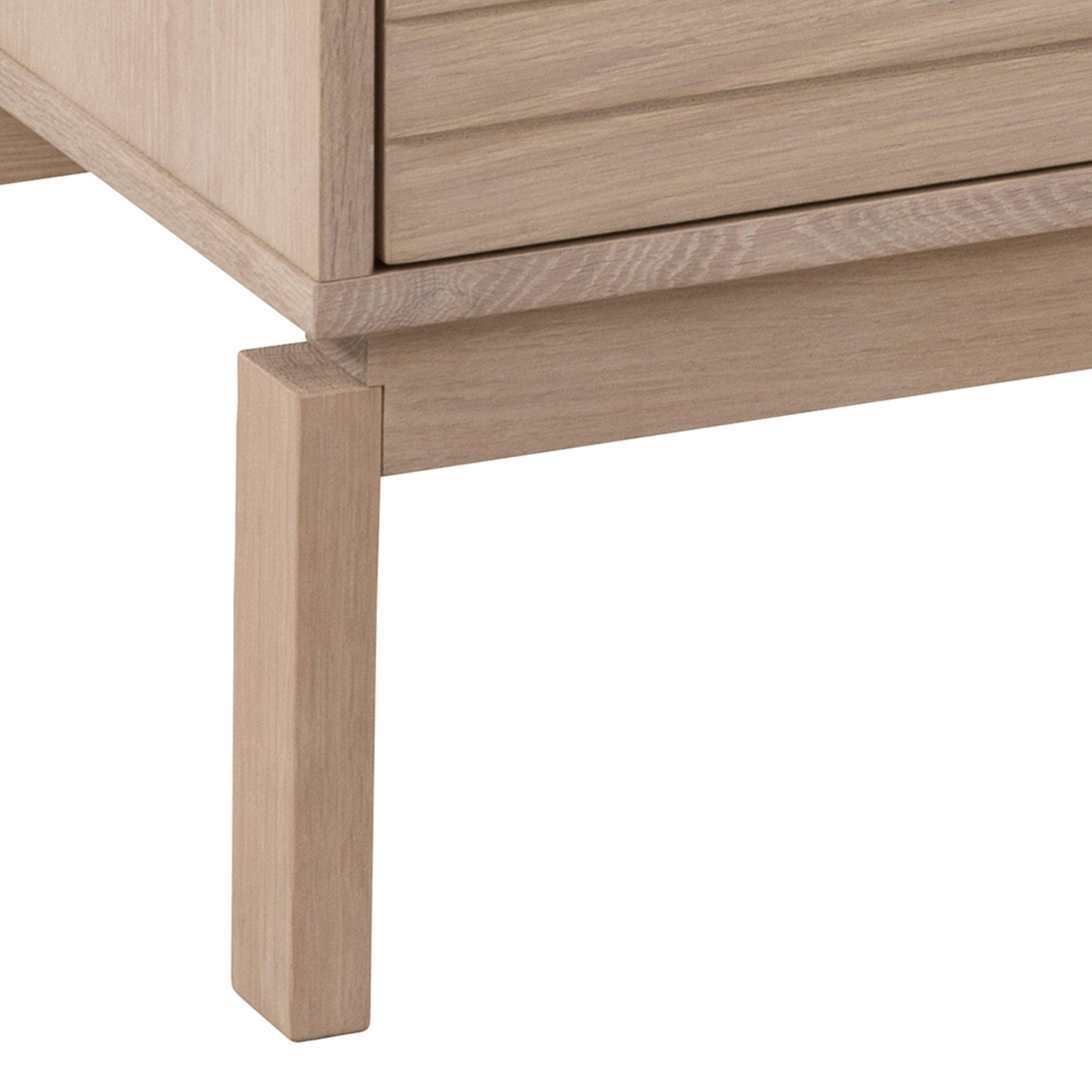Linton Sideboard 3-4 Doors in White Oak - YANDZ HOME
