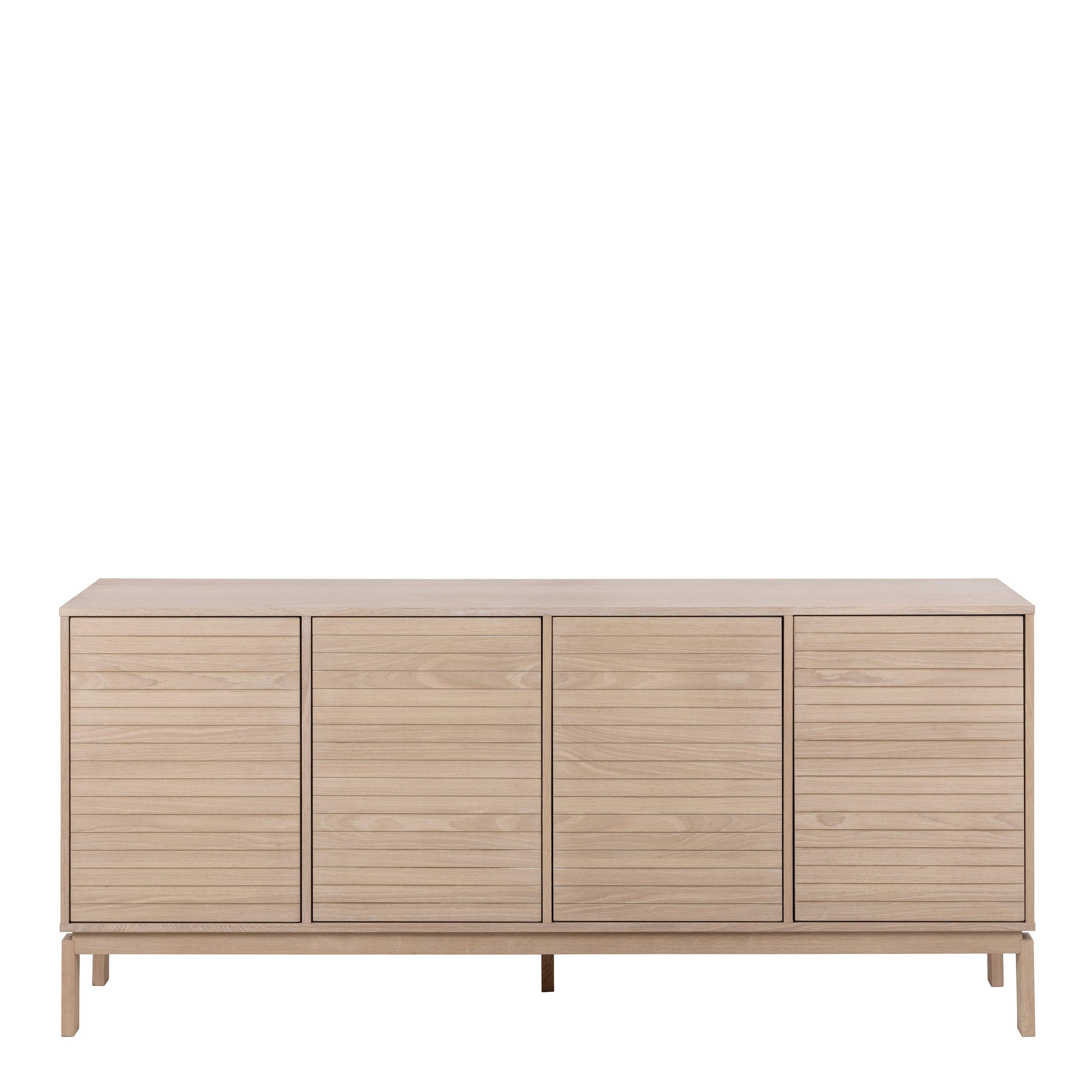 Linton Sideboard 3-4 Doors in White Oak - YANDZ HOME