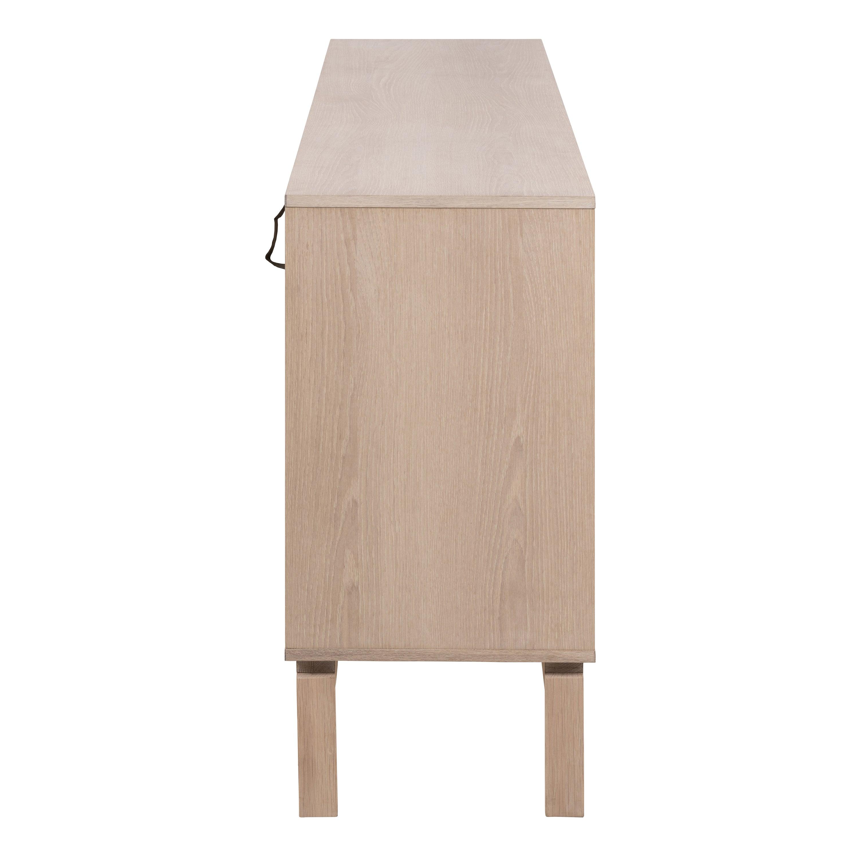 Linton Sideboard 3-4 Doors in White Oak - YANDZ HOME