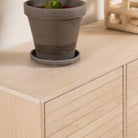 Linton Sideboard 3-4 Doors in White Oak - YANDZ HOME